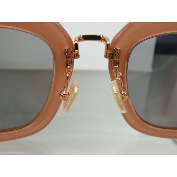 NWT BOUCHERON NUDE GOLD BC0015S 005 CAT EYE 47MM SQUARE SUNGLASSES $ 800 FRANCE